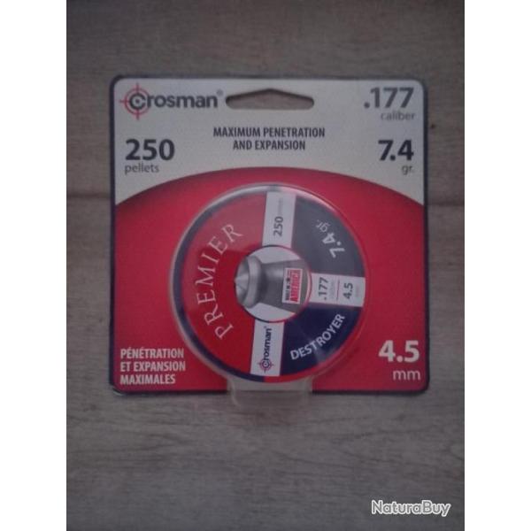 Plombs 4.5mm Crosman Destroyer