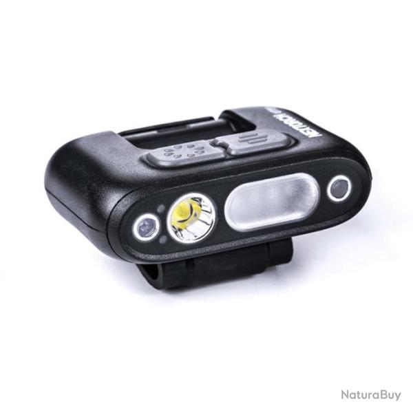 Lampe rechargeable fixation clip UT31 - �clairage blanc et rouge + strobe rouge/bleu - 220 lumens