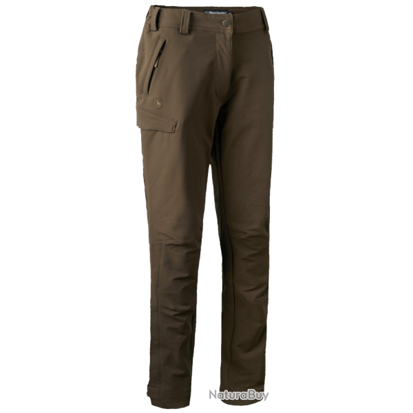Pantalon Ann Stretch Strike femme marron Deerhunter