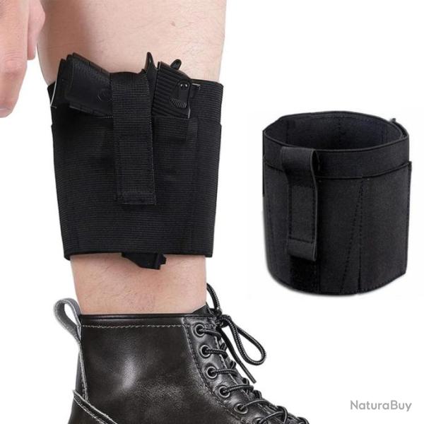Etui Holster Pistolet Bras Cheville Jambe Revolver Arme de Poing pour Droitier et Gaucher Universel