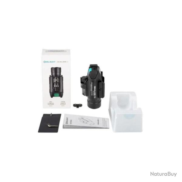 Lampe tactique Baldr Pro avec laser vert 1350 lumens noir - Olight - Haute Qualit