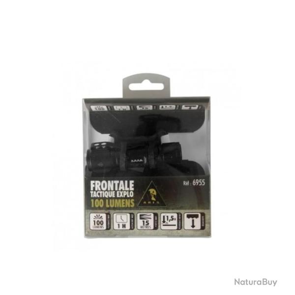 Lampe frontale tactique Explo 100 lumens - Ares - Haute Qualit