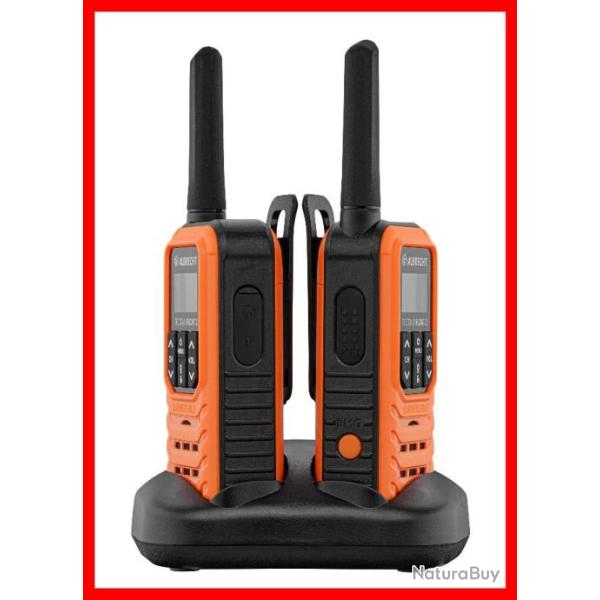 PACK 2 RADIOS ALBRECHT TECTALK FLOAT 2 PMR446 ORANGE