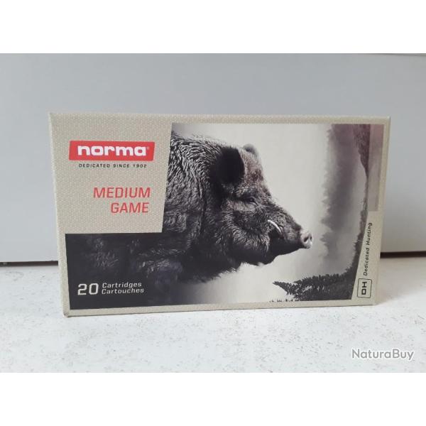 wahoo ! x20 balles Norma MEDIUM GAME cal.30.06spr 180grains PLASTIC POINT