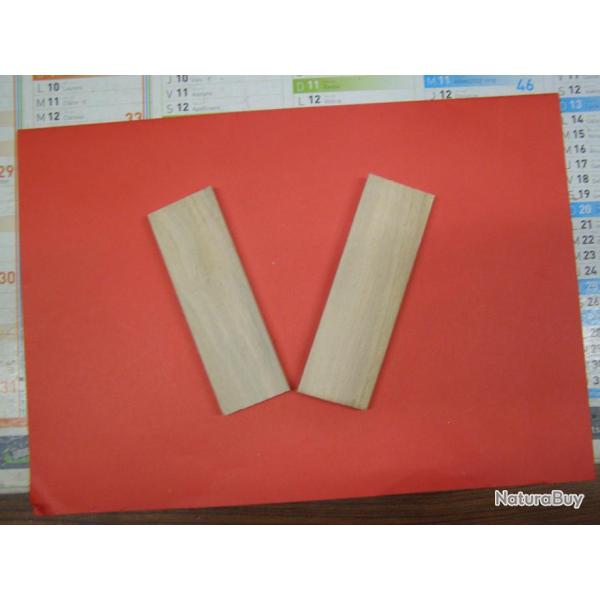PLAQUETTES EN LIQUIDAMBAR_02 (10x38x115) POUR PLAQUETTES DE CROSSE MANCHES DE COUTEAUX OU AUTRE