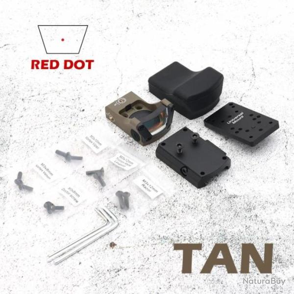 DawnForce Viseur M1 RED DOT TAN - LIVRAISON GRATUITE !