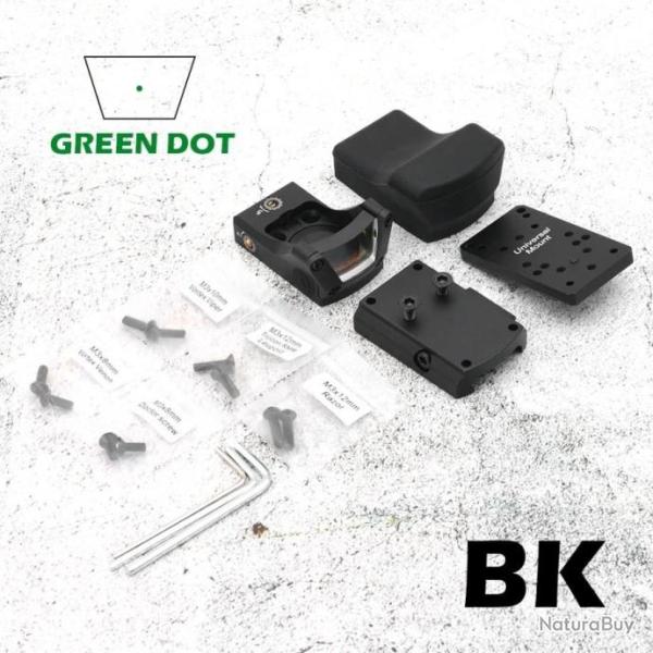 DawnForce Viseur M1 GREEN DOT BK - LIVRAISON GRATUITE !