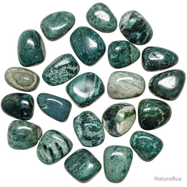 Pierres roul�es jaspe ozelot - 2.5 � 3 cm - Lot de 4