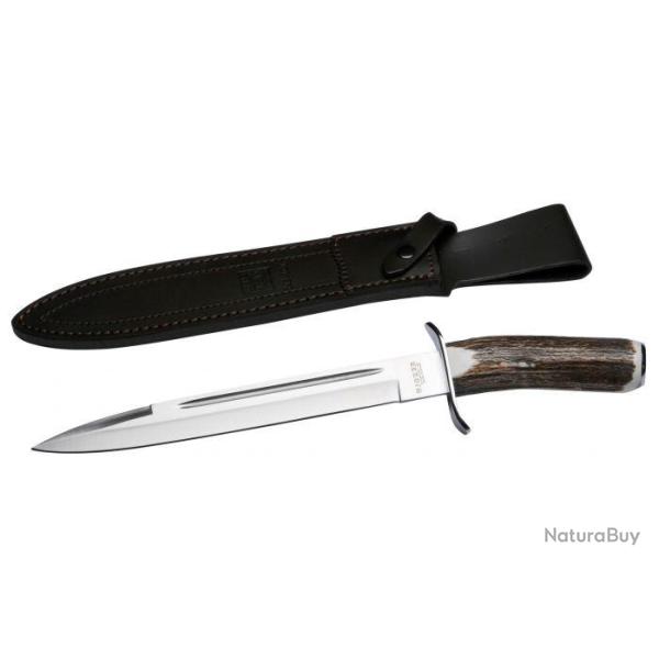 Dague de chasse Januel manche cerf - 25.5 cm