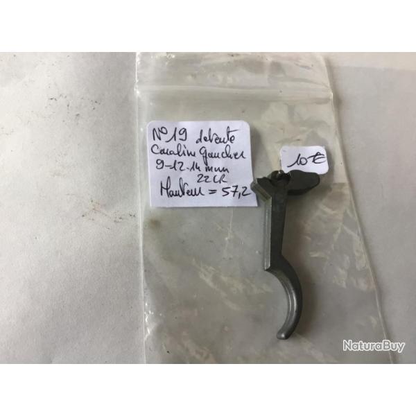 VENDU PAR LE-CUIRASSIER N�19 DETENTE CARABINE GAUCHER CALIBRE 9-12-14 MM ET 22 LR