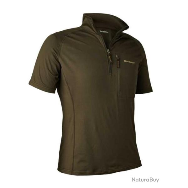 T-shirt Excape col zipp� Deerhunter
