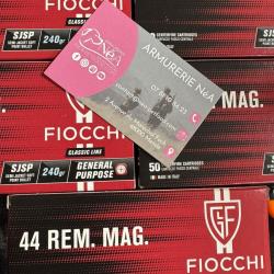 Fiocchi 44 MAGNUM SJSP 240GR X500 LIVRAISON OFFERTE