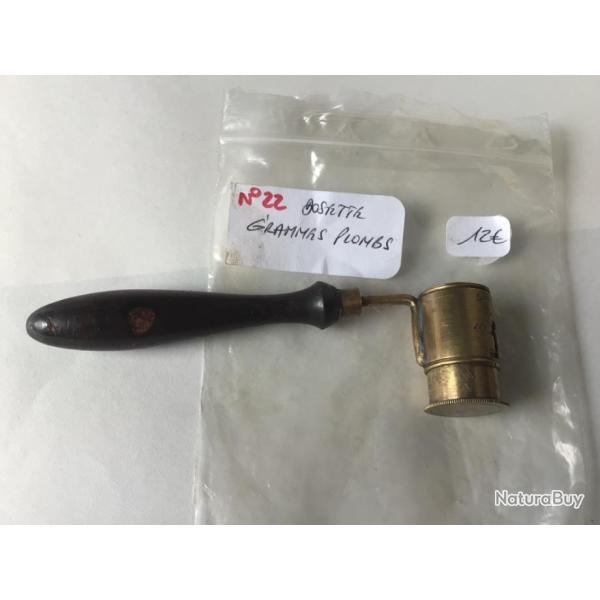 VENDU PAR LE-CUIRASSIER N22 DOSETE GRAMMES PLOMBS
