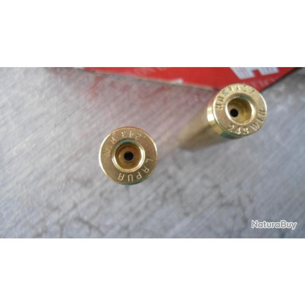 etuis 243 win  Hornady et Lapua