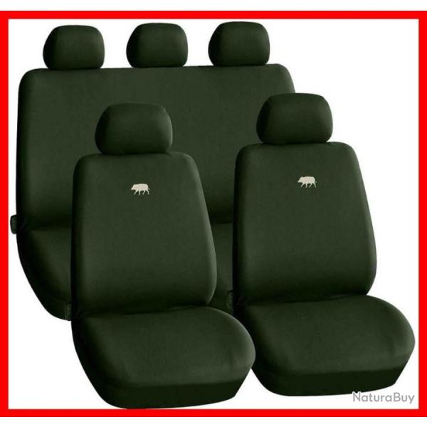 JEU COMPLET DE HOUSSES SANGLIER POUR SIEGE DE VOITURE