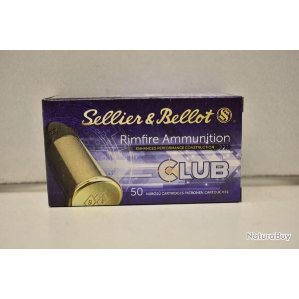 1000 balles Sellier & Bellot Club calibre 22lr