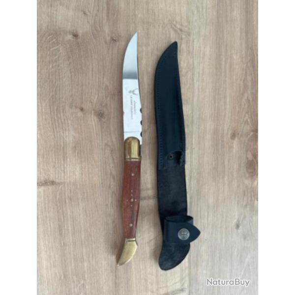 Couteau laguiole grande taille et son tui