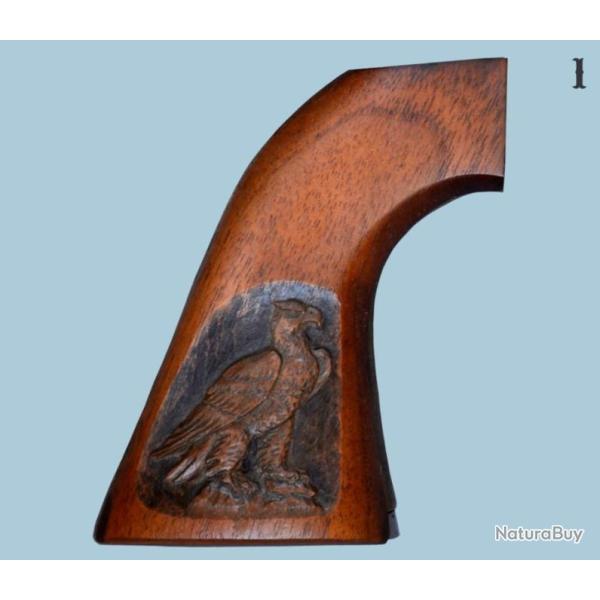 SUPERBE ET RARE CROSSE SCULPT�E POUR REVOLVER CENTAURE