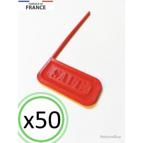 *PROMO* X50 Drapeaux t�moin de chambre vide universel Lite 22LR et Air comprim� [LIVRAISON GRATUITE]