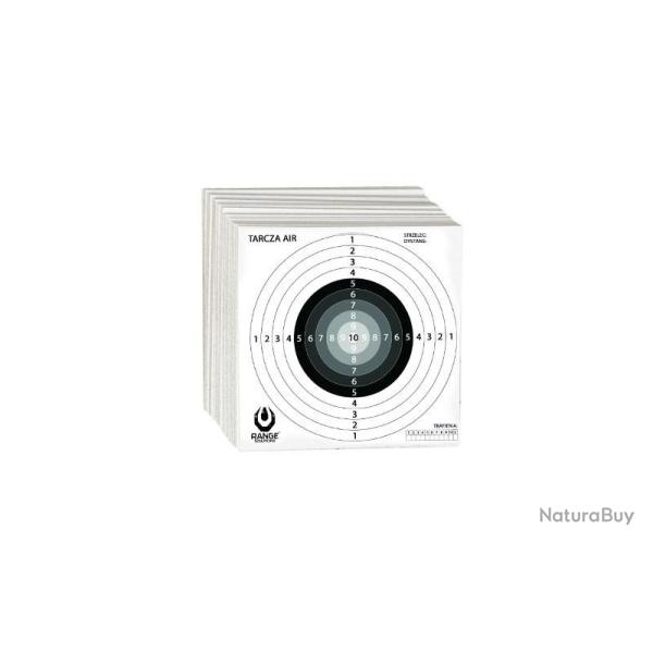 Lot de 100 cibles 14cm x 14cm Range Solutions
