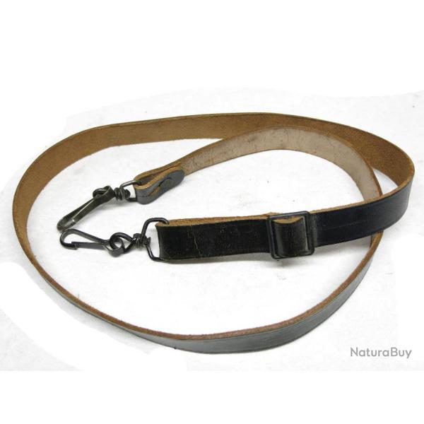 Bretelle cuir noir PM Mat 49 rRf 106 Box 232