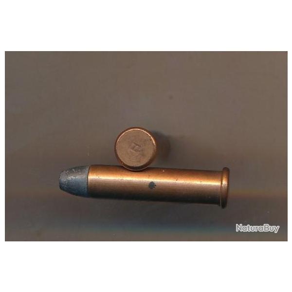 (10426)UNE CARTOUCHE 22 WINCHESTER ANCIENNE �tui 24 mm Par winchester