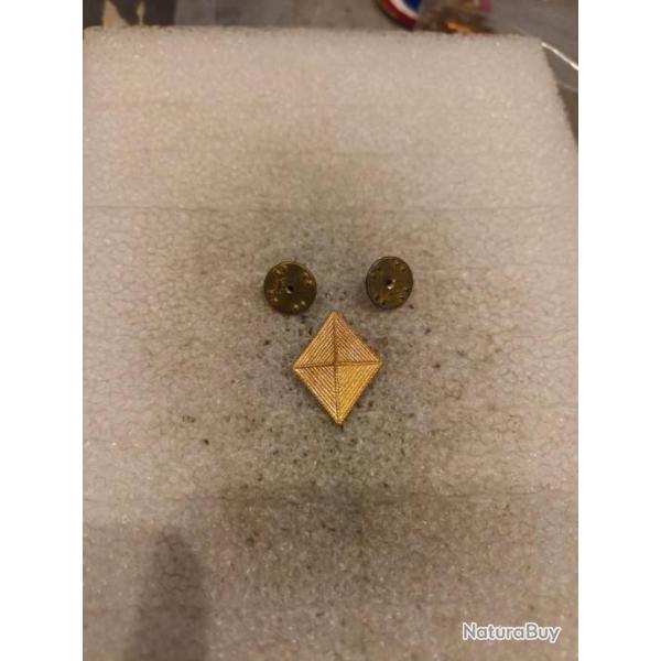 Collars officier armee us TR�SORIER ww2 ORIGINAL