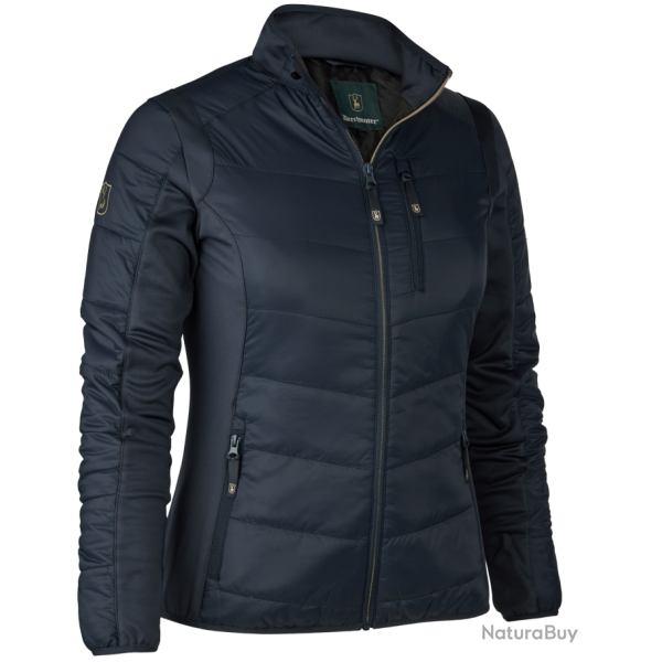 Veste chauffante matelasse HEAT Game bleu Femme DEERHUNTER