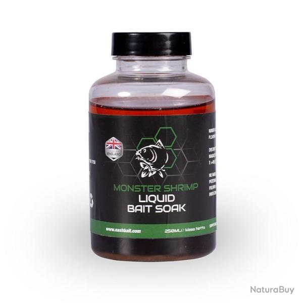Attractant Liquide Nash Monster Shrimp Liquid Bait Soak 250ml
