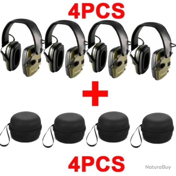 Lot casque antibruit, amplification du son, casque de protection Dulhear X4 PROMO !. C