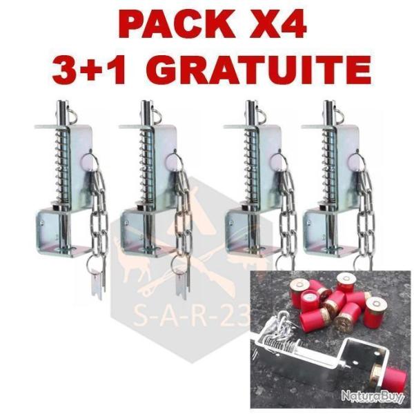 4x ALARMES PRIMTRIQUES PYROTECHNIQUES POUR CARTOUCHES DE FUSIL - LIVRAISON RAPIDE