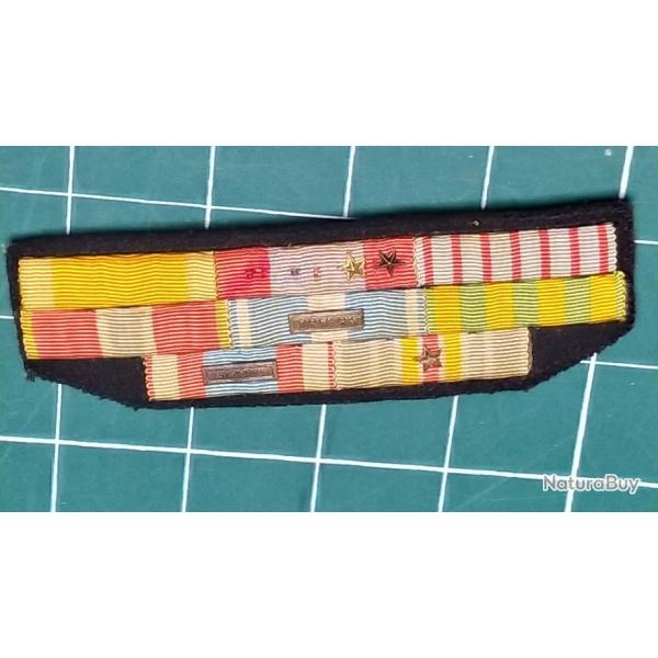 "PLACARD" RAPPELS DE MEDAILLES,MEDAILLE MILITAIRE, VALEUR, COLONIALE, BLESSES, INDOCHINE, ALGERIE(2)