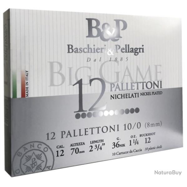 BIG GAME 12 PALLETTONI NICKEL PLATED