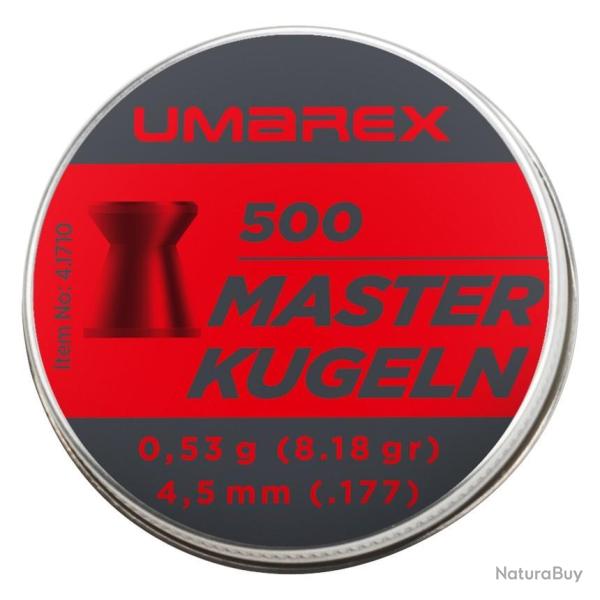 Plomb Masterkugeln Umarex t�te plate cal 4.5mm 0.53g x500