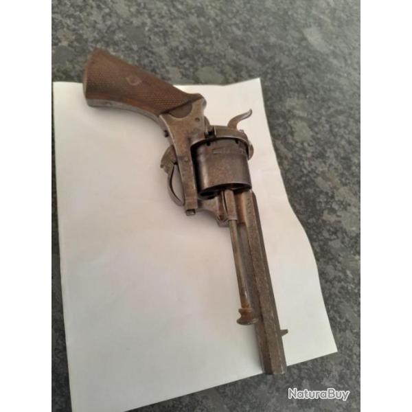 revolver broche  type lefaucheux en 9mm
