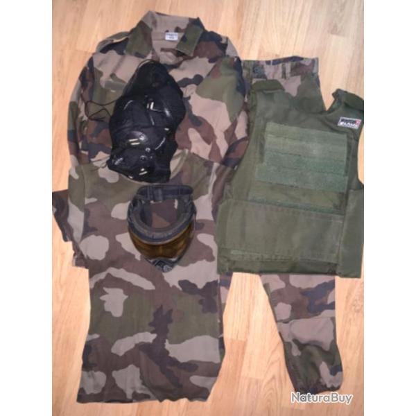 tenue paintball airsoft