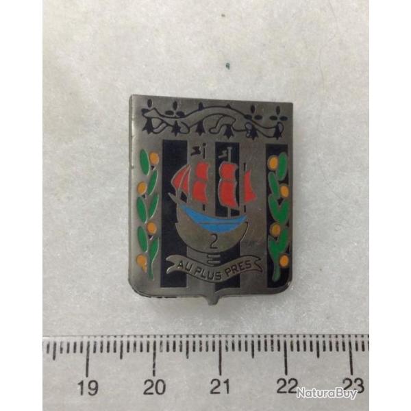 FRANCE INFANTERIE - Insigne  2� R.I  R�giment d'Infanterie sans marquage