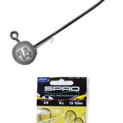 TETE PLOMBEE SPRO ROUND HD 90 PAR 3 7gr Taille 1/0