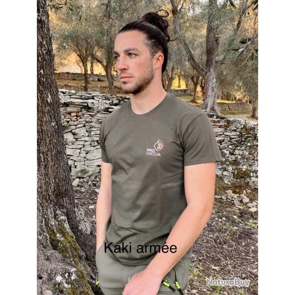 T Shirt PRO CACCIA Kaki Kaki