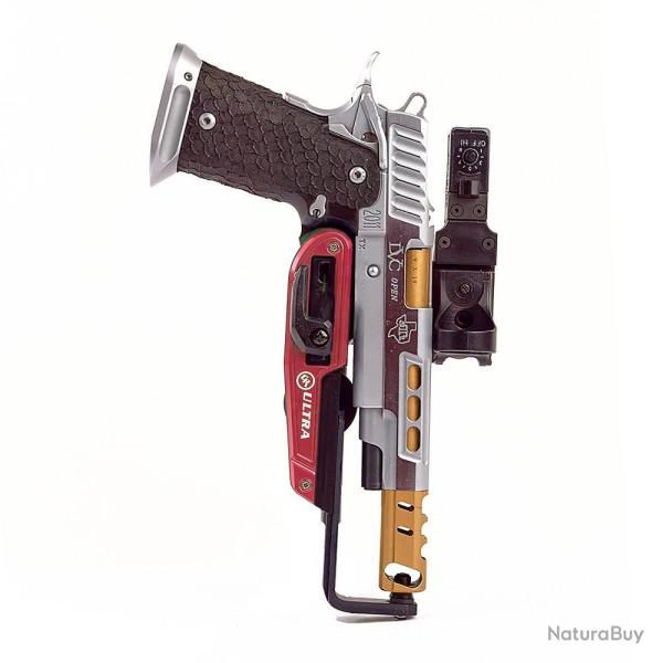 CR Speed Ultra Holster, BLEU, Version main : Main droite, Mod�le de pistolet : 2011 - Ouvert