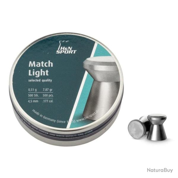 Plombs Match Light cal. 4,5 mm - Par 3