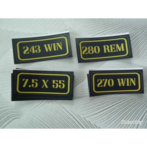 Stickers caisse  munition # 270 win