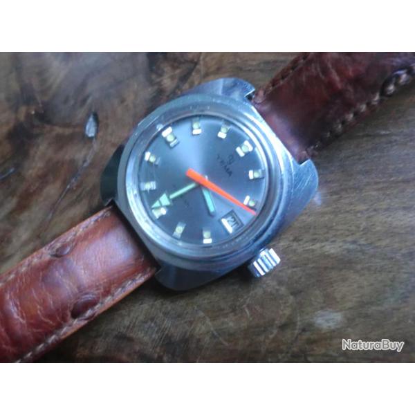 montre homme yema dateur  automatique