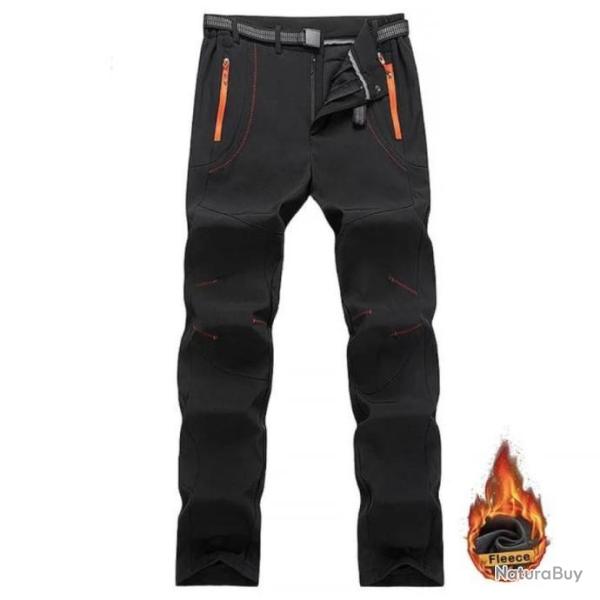 Pantalon de chasse r�sistant au froid et au vent, chaud NOIR