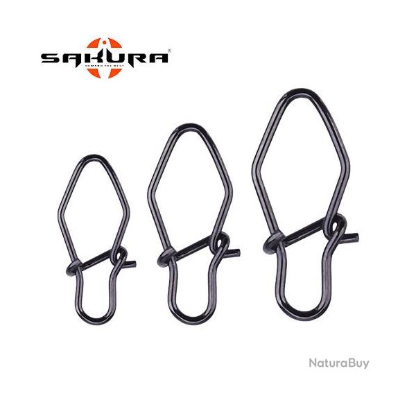 DESTOCKAGE ! Agrafes Sakura Arrow Snap Black Nickel�es #0