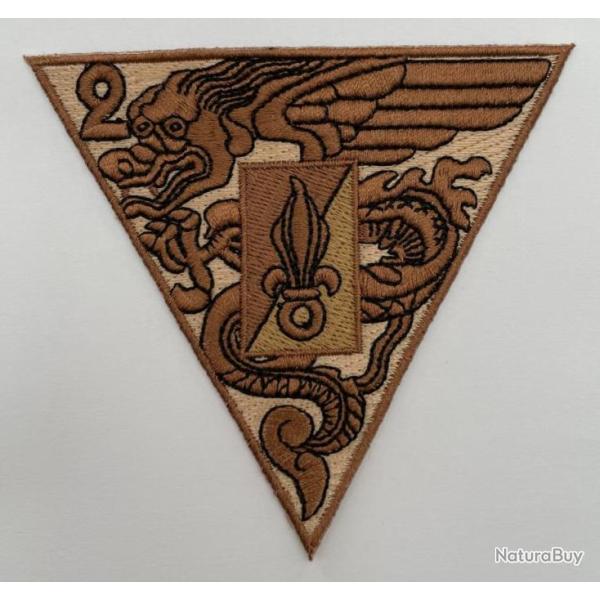 Tissu 2� Rgt Etranger Parachutistes. REP. L�gion. Zone d�sertique (L213)