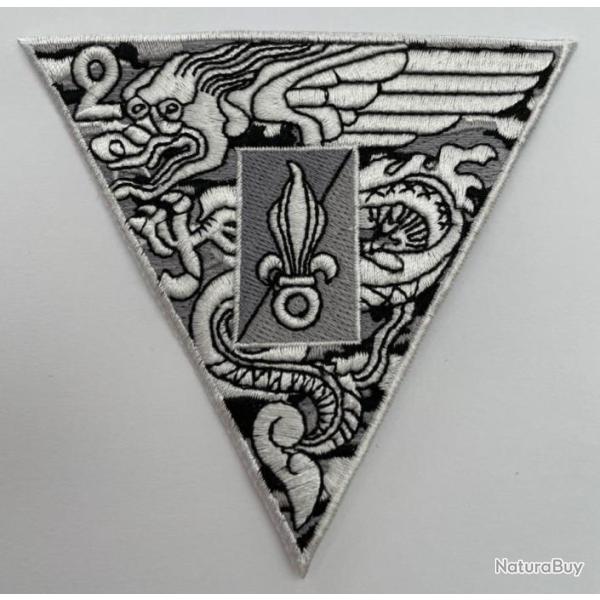 Tissu 2� Rgt Etranger Parachutistes. REP. L�gion. Camouflage urban (L213)