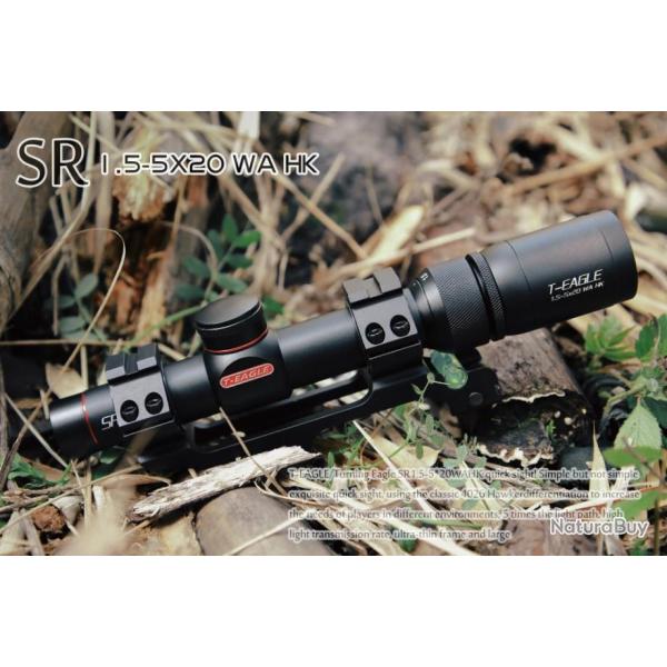 T-Eagle Lunette De Vis�e 1.5-5x20 WA Paiement en 3 ou 4 fois - LIVRAISON GRATUITE !!!