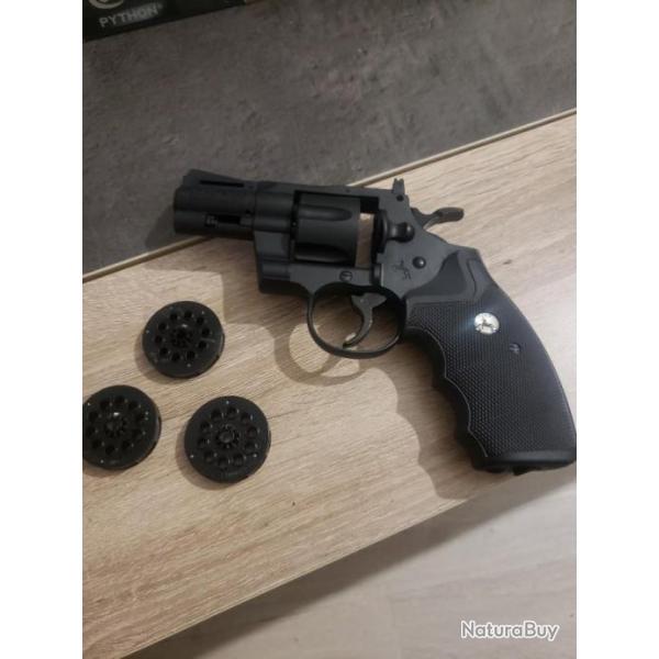 Vend revolver python 357 magnum a bille et plomb