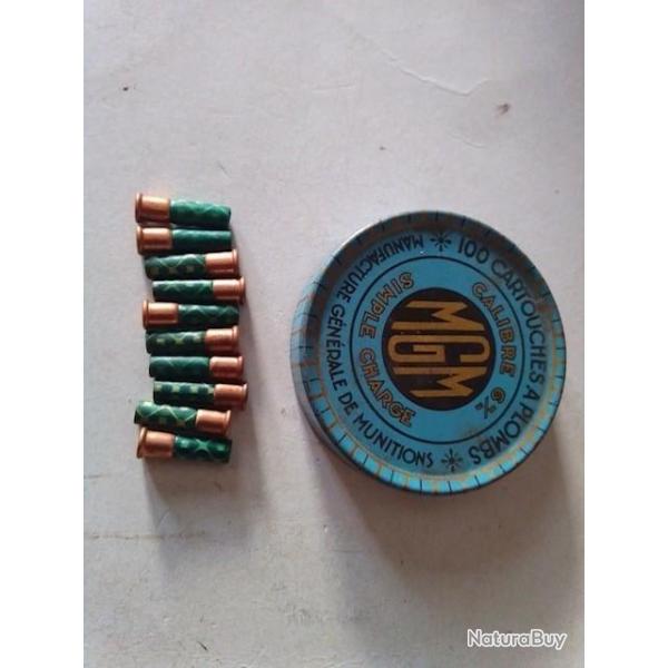 lot de 10 cartouches 6mm simple charges MGM